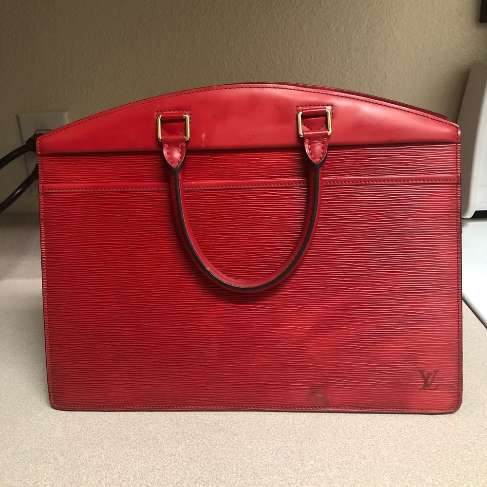 Louis Vuitton Riviera Epi Leather Red
